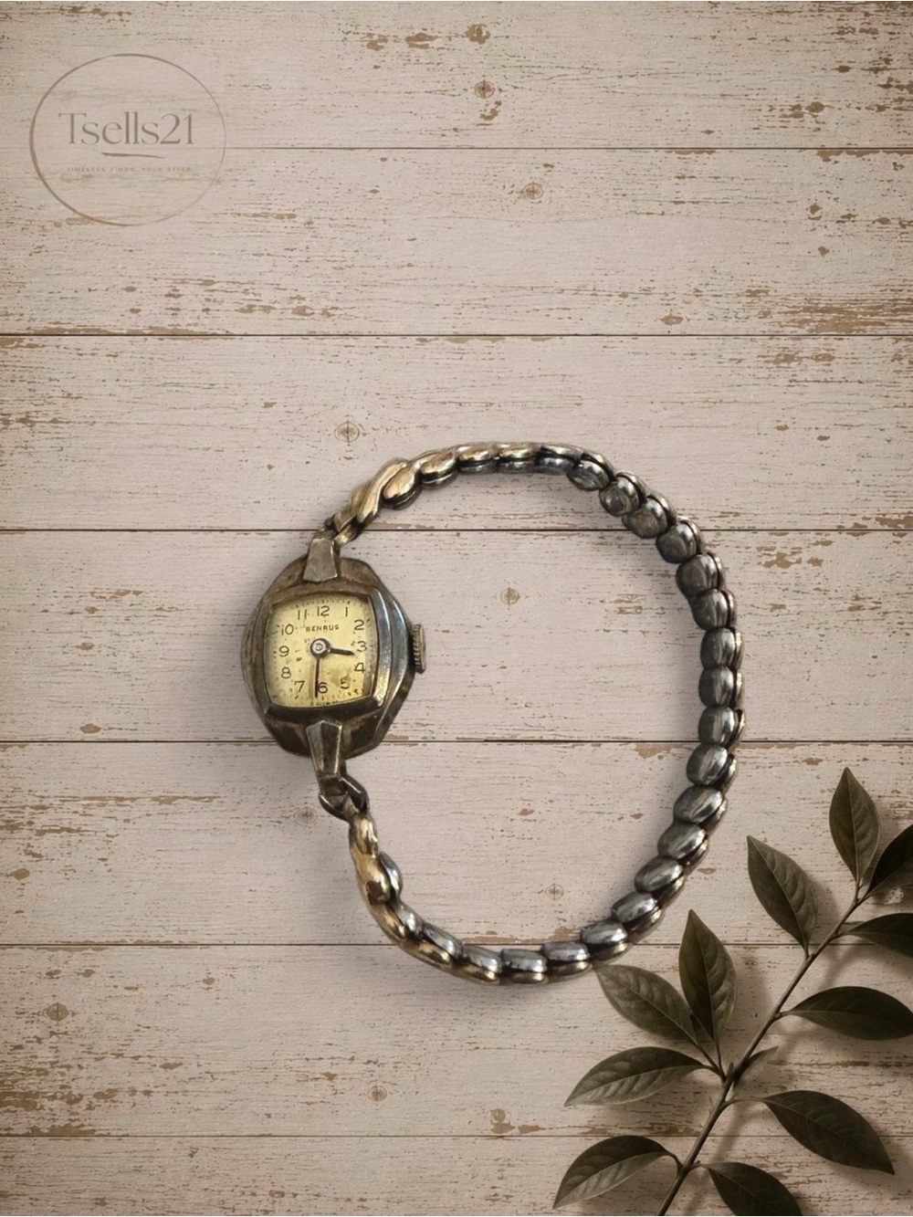 Benrus Vintage Mid-Century Ladies Watch - Petite Cocktail Watch Sizing